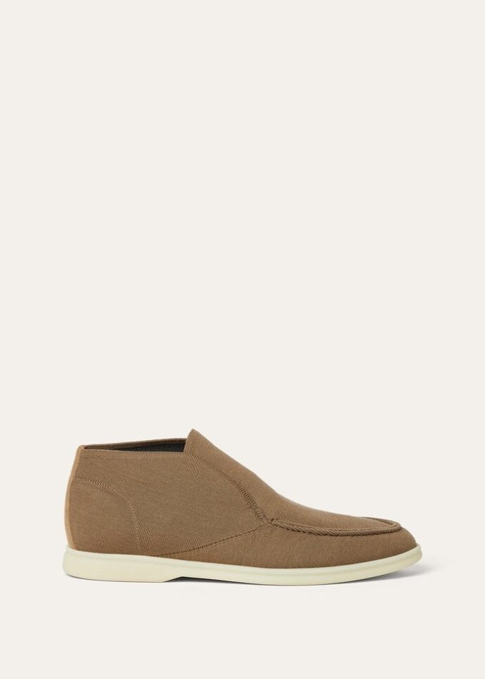 Bottines de marche ouvertes en tricot