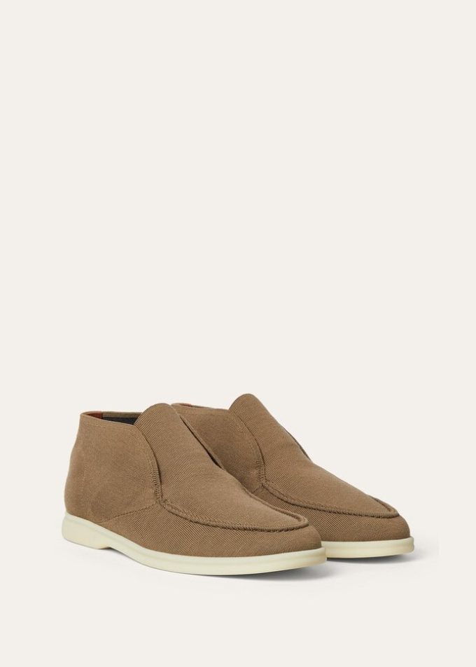 Bottines de marche ouvertes en tricot