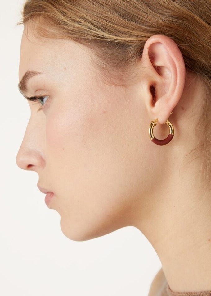 Boucles d’oreilles créoles duo Boucles d’oreilles créoles duo