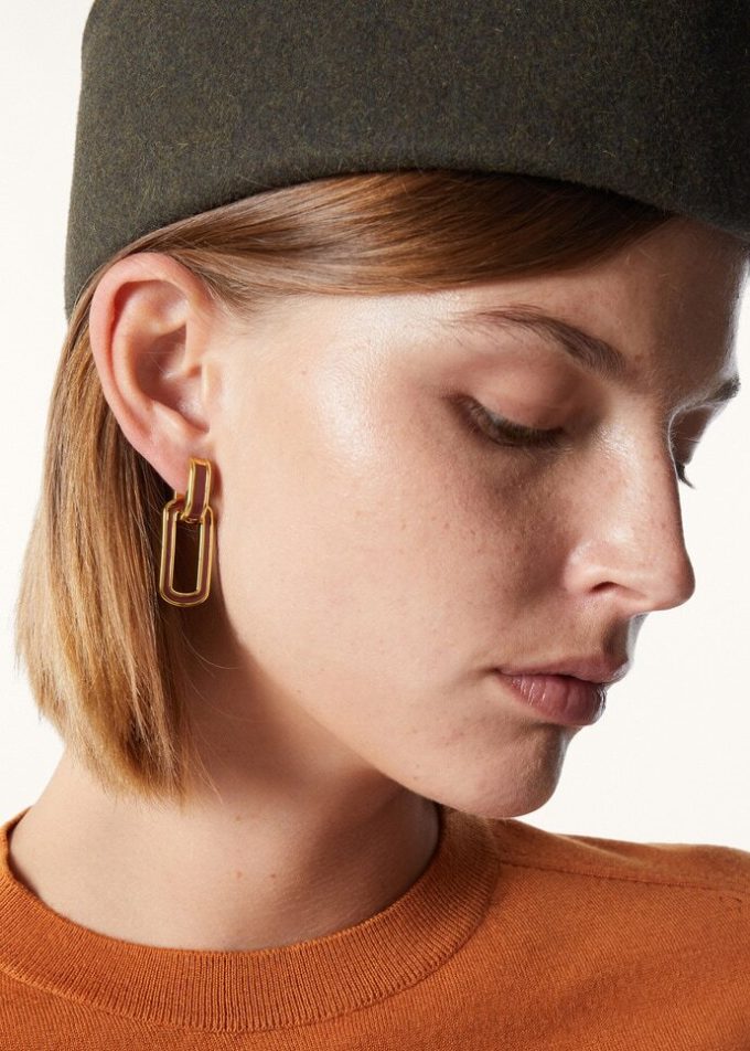 Boucles d&rsquo;oreilles à maillons