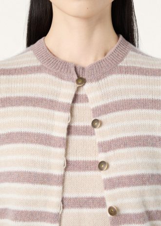 Cardigan à rayures Fobello