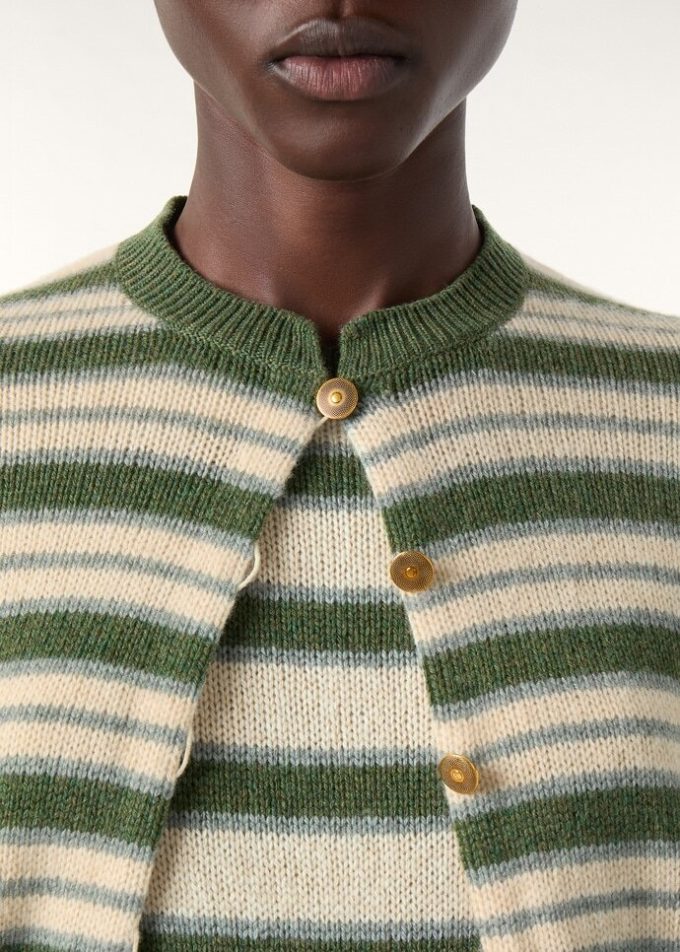 Cardigan à rayures Fobello Cardigan à rayures Fobello