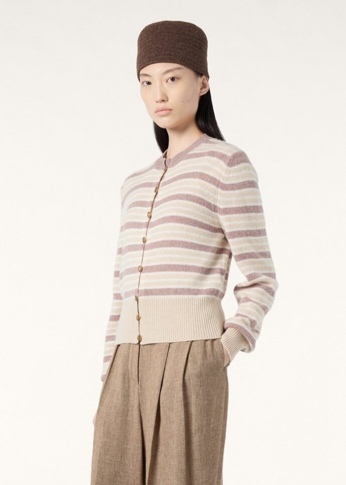 Cardigan à rayures Fobello Cardigan à rayures Fobello