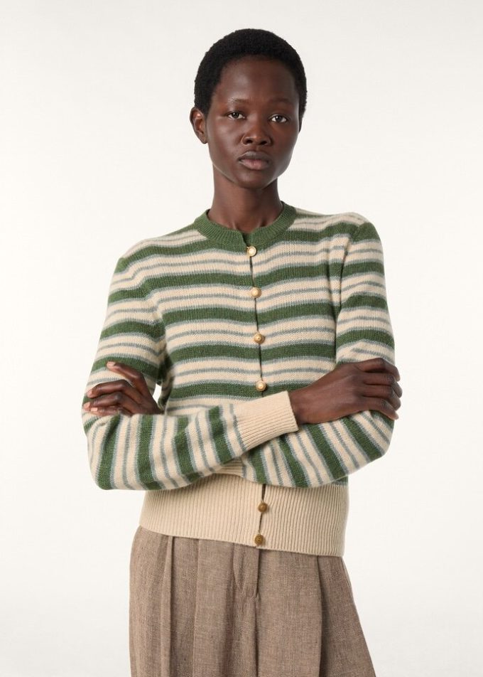 Cardigan à rayures Fobello Cardigan à rayures Fobello