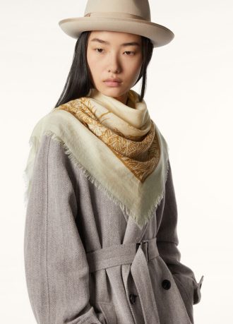 Châle Campo di Lino Fiorito