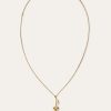 Collier de boutons de fleurs en lin Collier de boutons de fleurs en lin