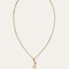 Collier de boutons de fleurs en lin Collier de boutons de fleurs en lin