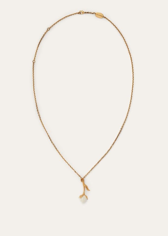 Collier de boutons de fleurs en lin Collier de boutons de fleurs en lin