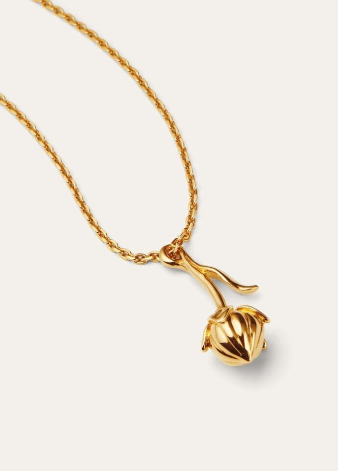 Collier de boutons de fleurs en lin Collier de boutons de fleurs en lin