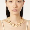 Collier de fleurs en lin fleuri Collier de fleurs en lin fleuri