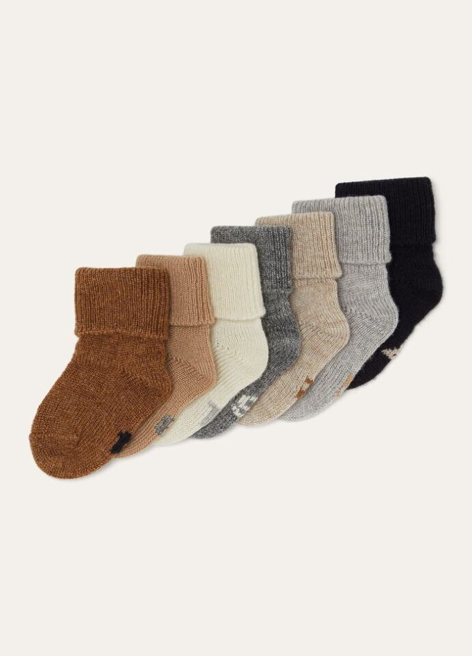 Ensemble de chaussettes hebdomadaires pour bébé