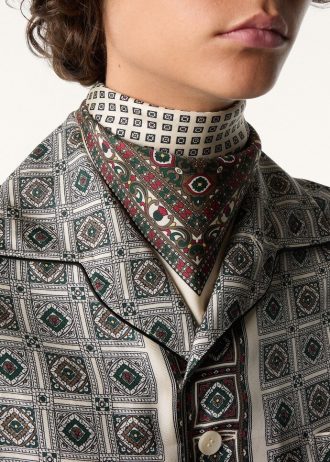 Foulard à bordure Chaco 60 x 60