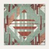 Foulard Collage 90 x 90 du clan Loro
