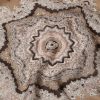 Foulard en majolique florale 90 x 90 Foulard en majolique florale 90 x 90