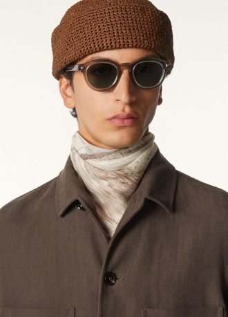 Foulard Storm System 60×60 de Loro Piana