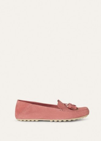 Mocassins à semelles à pois