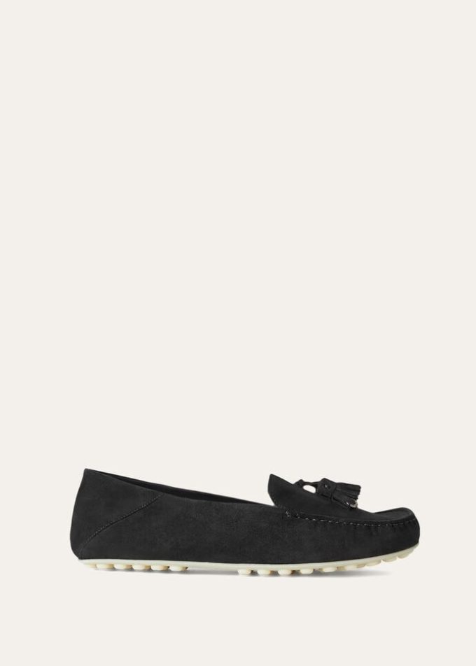 Mocassins à semelles à pois