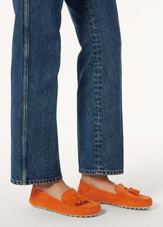 Mocassins à semelles à pois