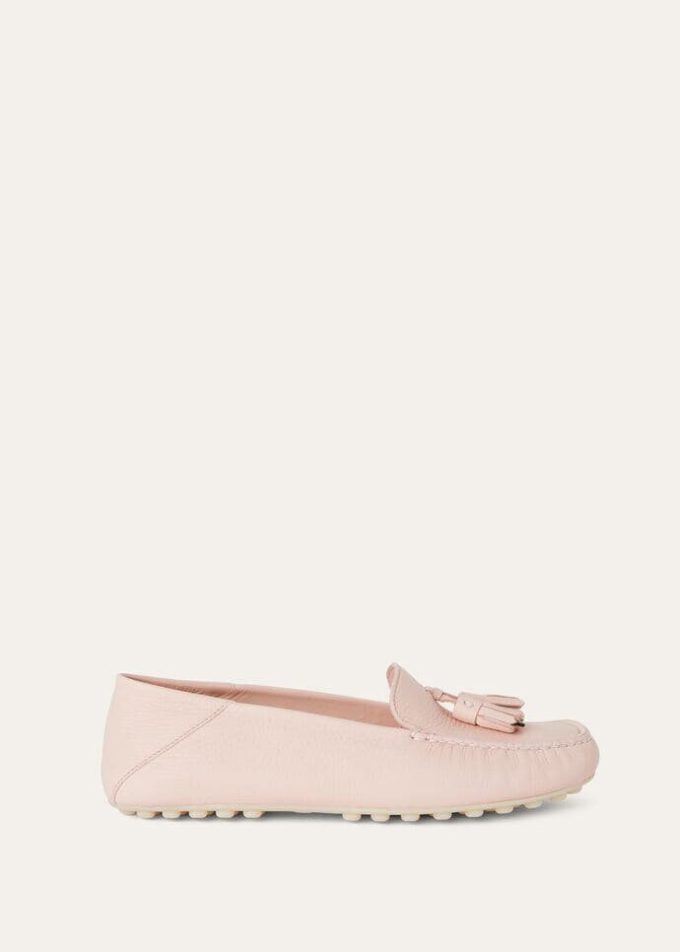 Mocassins à semelles à pois