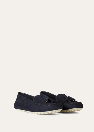 Mocassins à semelles à pois