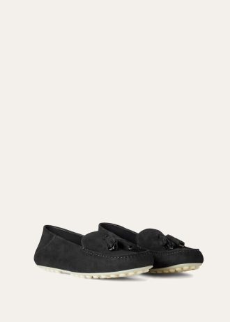 Mocassins à semelles à pois