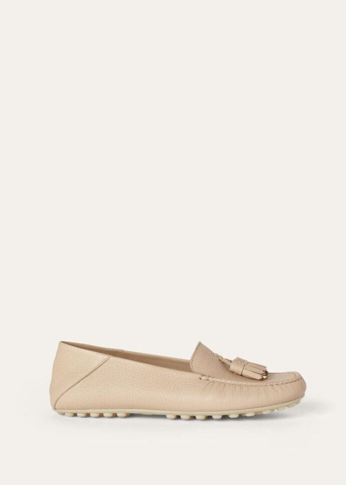 Mocassins à semelles à pois