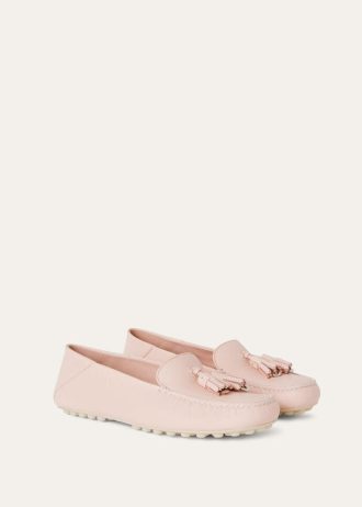 Mocassins à semelles à pois