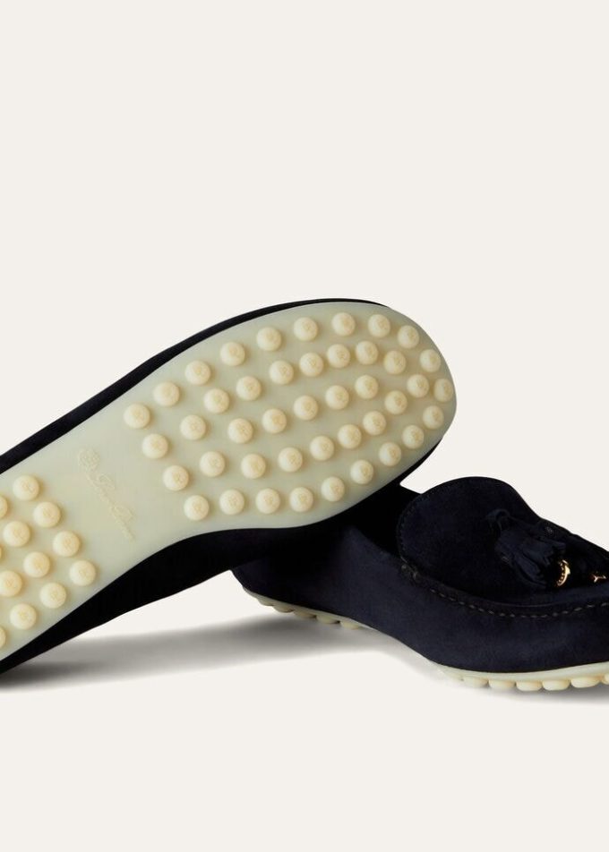 Mocassins à semelles à pois