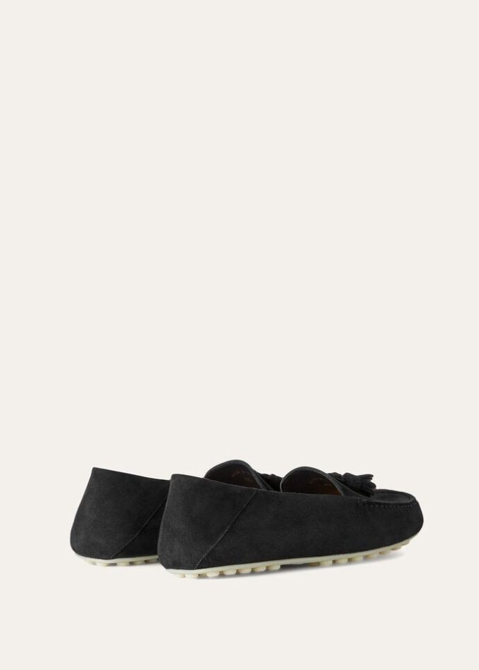 Mocassins à semelles à pois