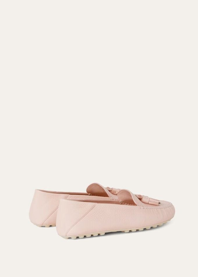 Mocassins à semelles à pois