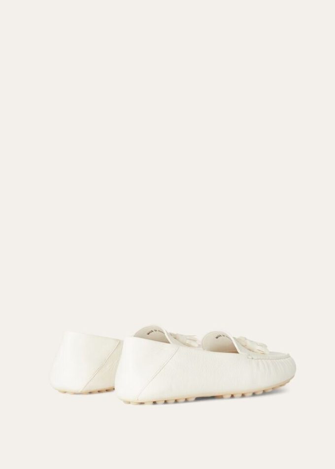 Mocassins à semelles à pois