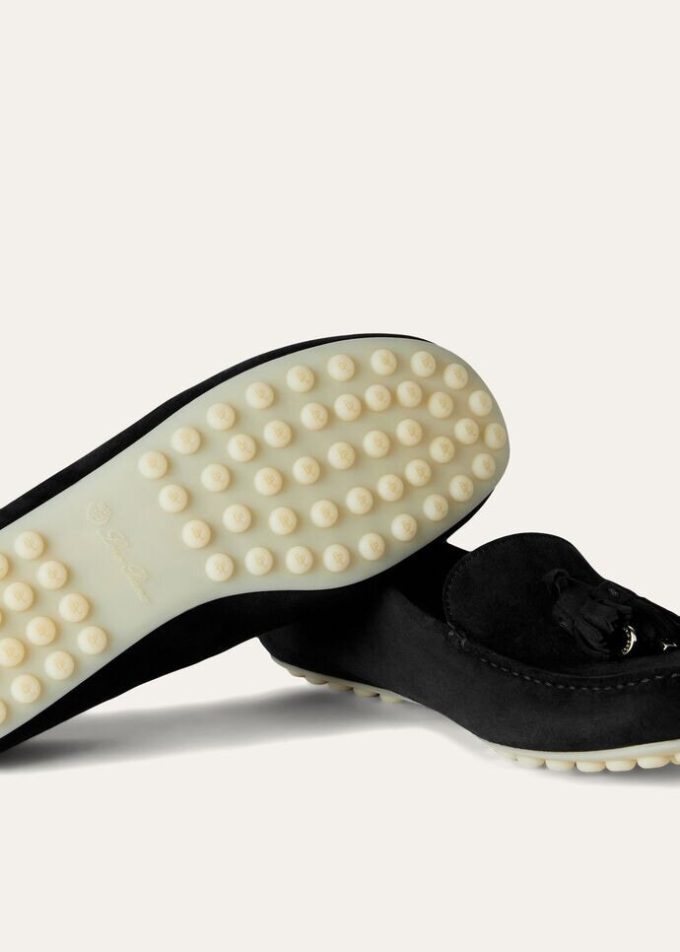 Mocassins à semelles à pois
