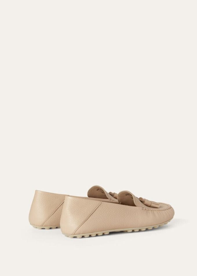 Mocassins à semelles à pois
