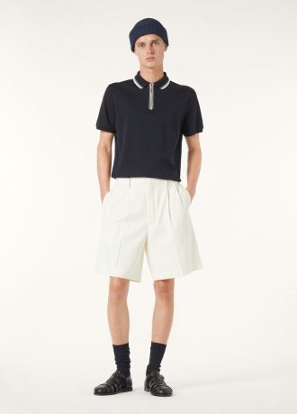 Polo de régate zippé