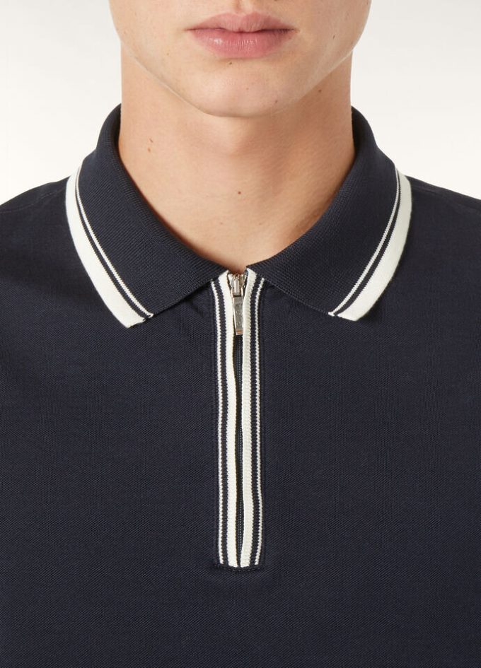 Polo de régate zippé Polo de régate zippé