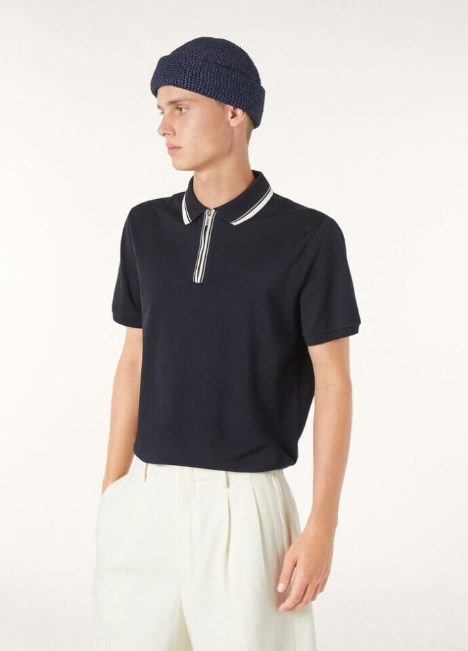 Polo de régate zippé Polo de régate zippé