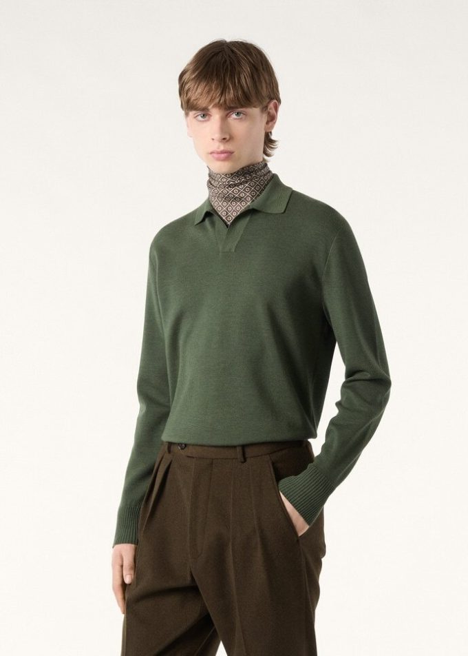 Polo sans boutons