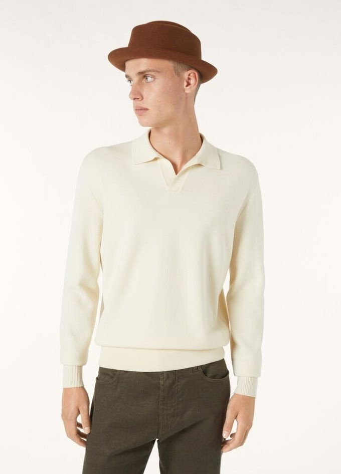 Polo sans boutons