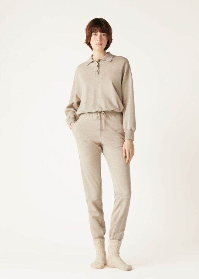 Sweat-shirt polo cocooning Sweat-shirt polo cocooning