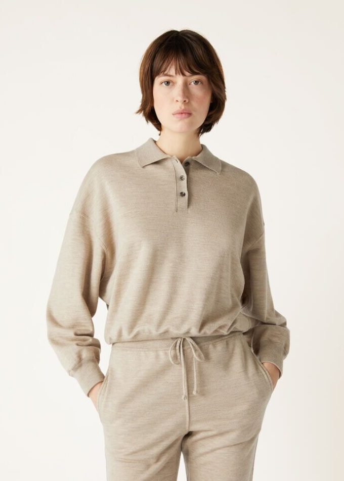 Sweat-shirt polo cocooning Sweat-shirt polo cocooning